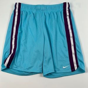 Nike Blue Purple Sweat Shorts Kids Size L
